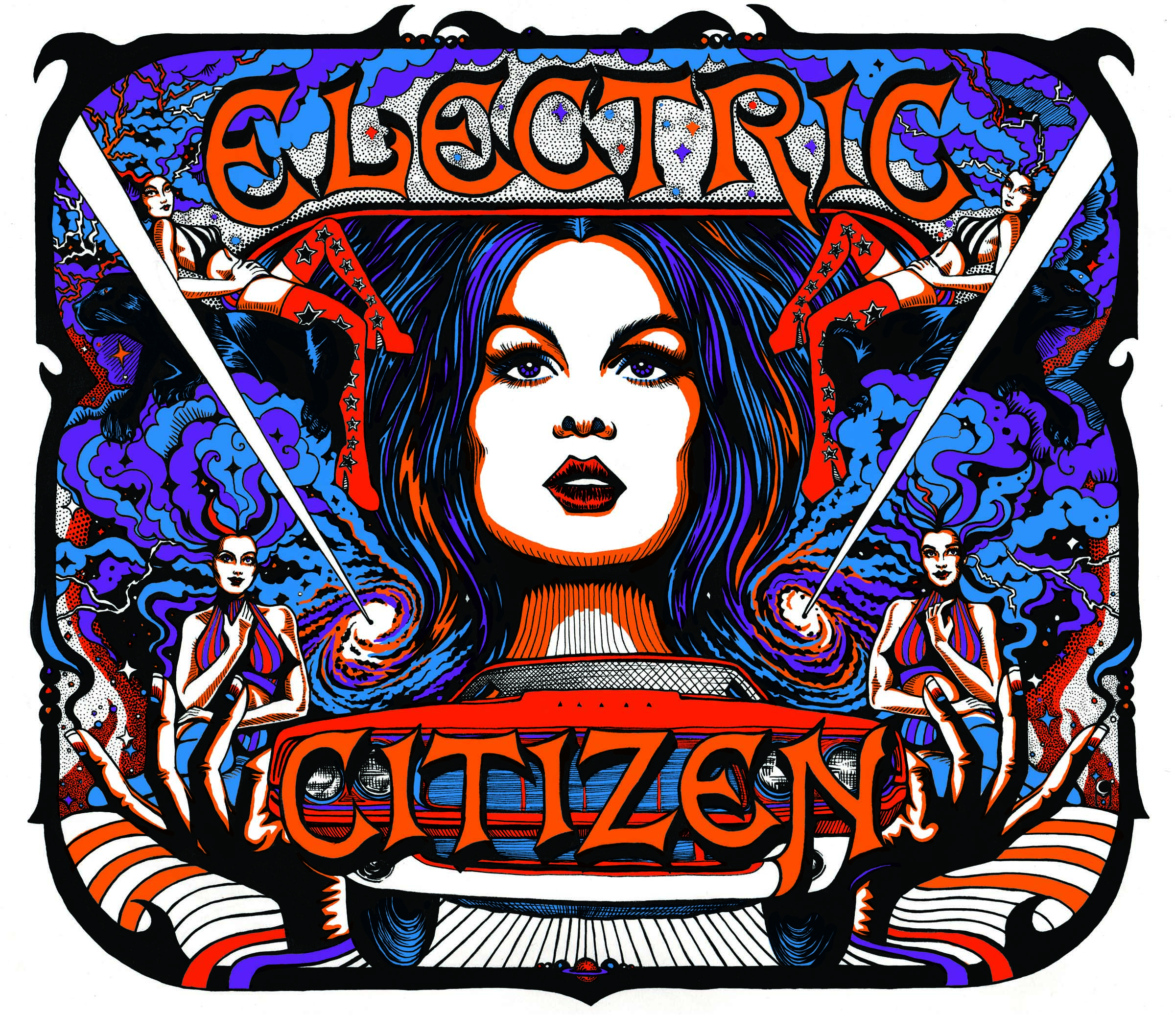 Electric Citizen t-shirt design
